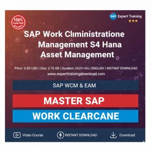 SAP Work Clearance Management S4 Hana Asset Management
