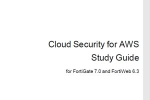Fortinet Cloud Security for AWS: Study Guide for FortiGate 7.0