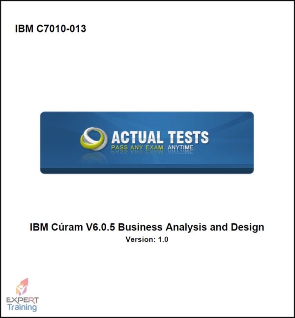 IBM Cúram V6.0.5 Business Analysis and Design C7010-013
