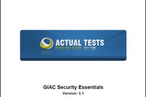 GSEC GIAC Security Essentials