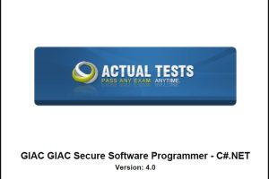 GSSP GIAC Secure Software Programmer - C#.NET