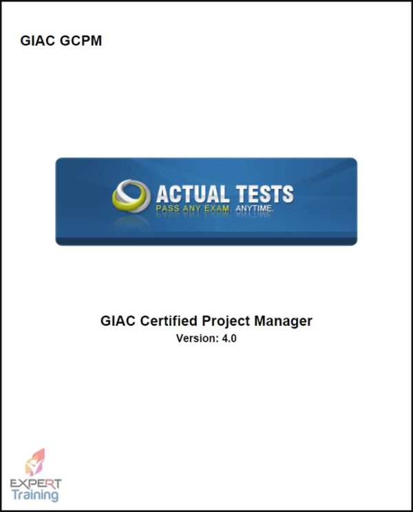 GIAC Certified Project Manager
