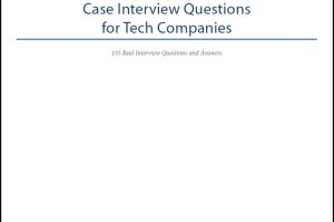 Case Interview Questions for Tech Companies