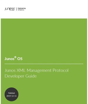 Junos XML Management Protocol Developer Guide