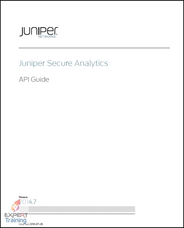 Juniper Secure Analytics API Guide