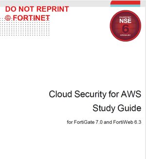 Cloud Security 7.0 for AWS Study Guide-Online