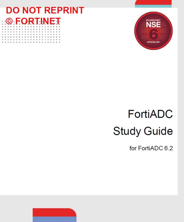 FortiADC 6.2 Study Guide-Online