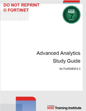 Advanced Analytics 6.3 Study Guide