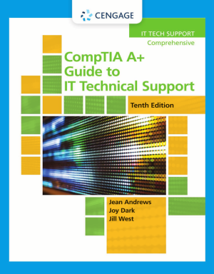 CompTIA A+ Guide to IT Technical Support Comprehensive 10th Edition 2019