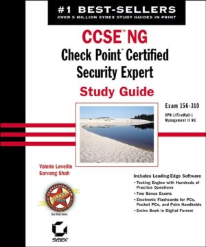 CCSE NG: Check Point Certified Security Expert Guide