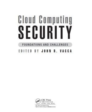Cloud Computing Security Foundations