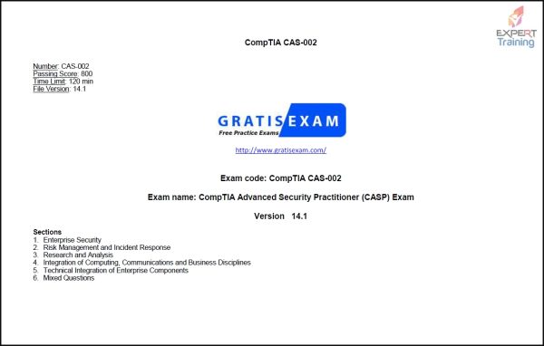 CompTIA Dumps CAS-002