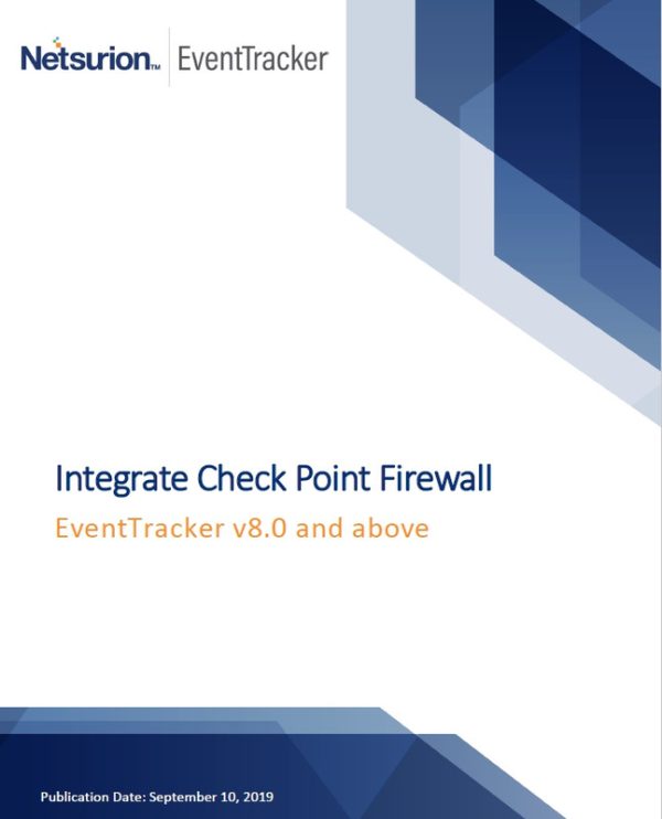 Integration Guide for CheckPoint Firewall (2019)
