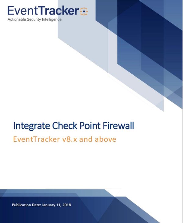 Integration Guide for CheckPoint Firewall (2018)