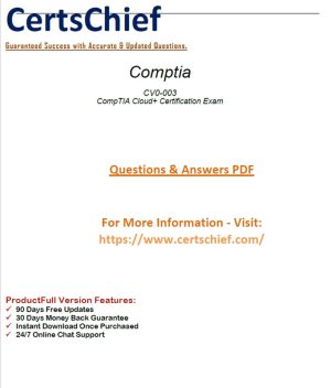 Stand out in the cloud computing industry with CV0-003 CompTIA Cloud+ certification