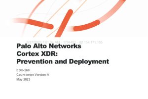 Palo Alto Networks Cortex XDR: Prevention & Deployment (2024)