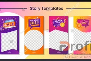 750 Instagram story templates for business - ShutterStock