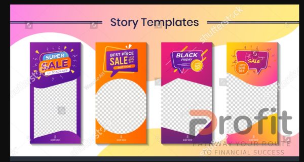 750 Instagram story templates for business - ShutterStock