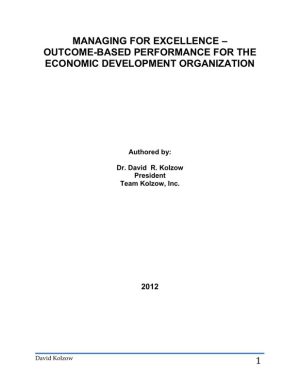 Managing for Excellence: Achieving Success in Modern Organizations
