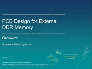 PCB Design for External DDR Memory: A Qualcomm Technologies Guide