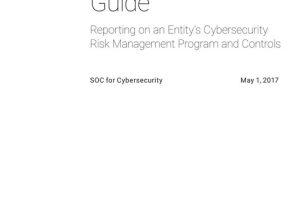 Cybersecurity Risk Management Reporting: SOC for Cybersecurity