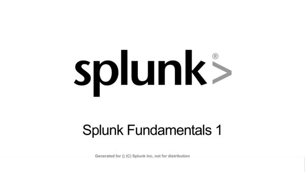 Splunk Fundamentals 1 eLearning: Mastering Data Analytics with Splunk