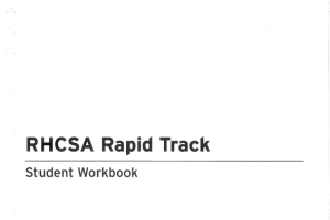 RHCSA Rapid Track RH199: RHEL7 Study Guide (2014 Edition)
