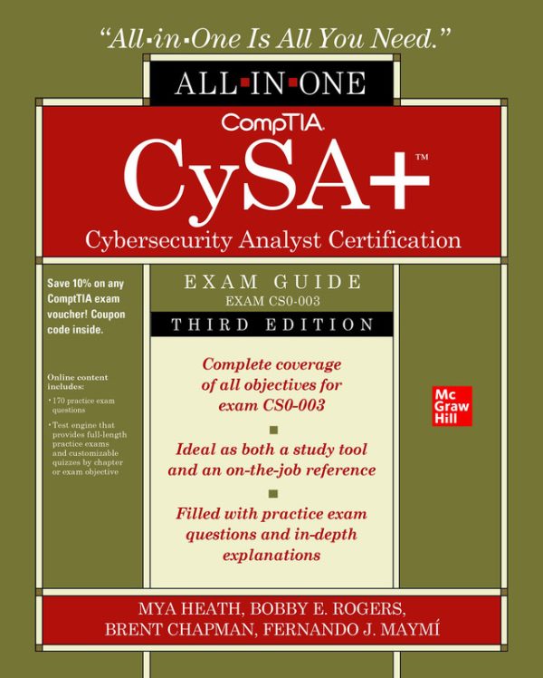 CompTIA CySA+ Cybersecurity Analyst Certification Guide, Third Edition (Exam CS0-003)