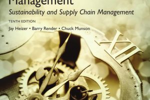 Principles of Operations Management: Sustainability and Supply Chain Strategies