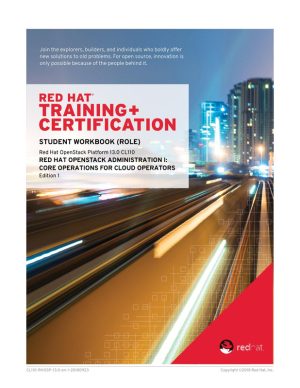 RH OpenStack Admin I: Cloud Ops Student Workbook
