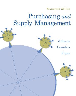 Purchasing & Supply Management: Strategy & Cases