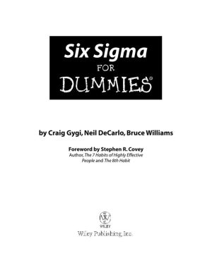 Six Sigma for Dummies