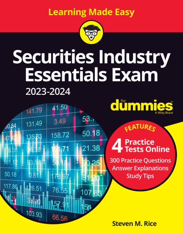 Securities Industry Essentials Exam 2023-2024 For Dummies + Online Practice