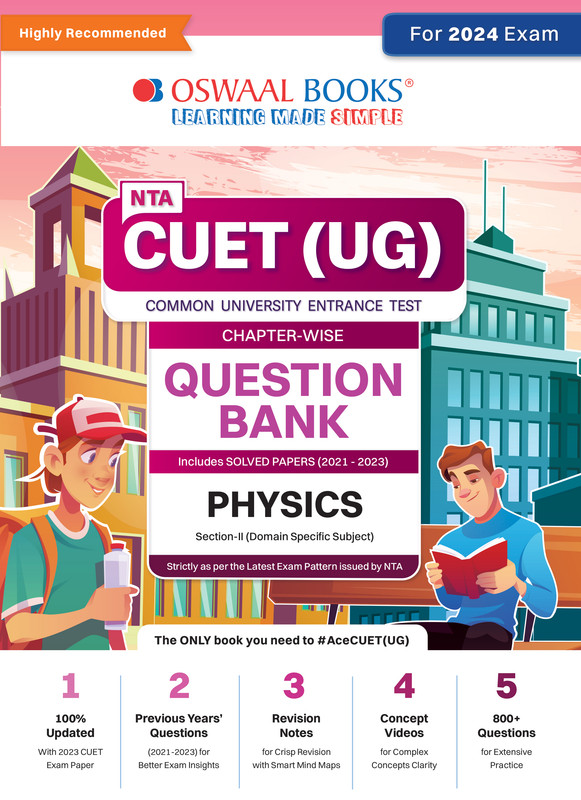 NTA CUET (UG) Physics Question Bank: Chapterwise Prep for 2024 Exam