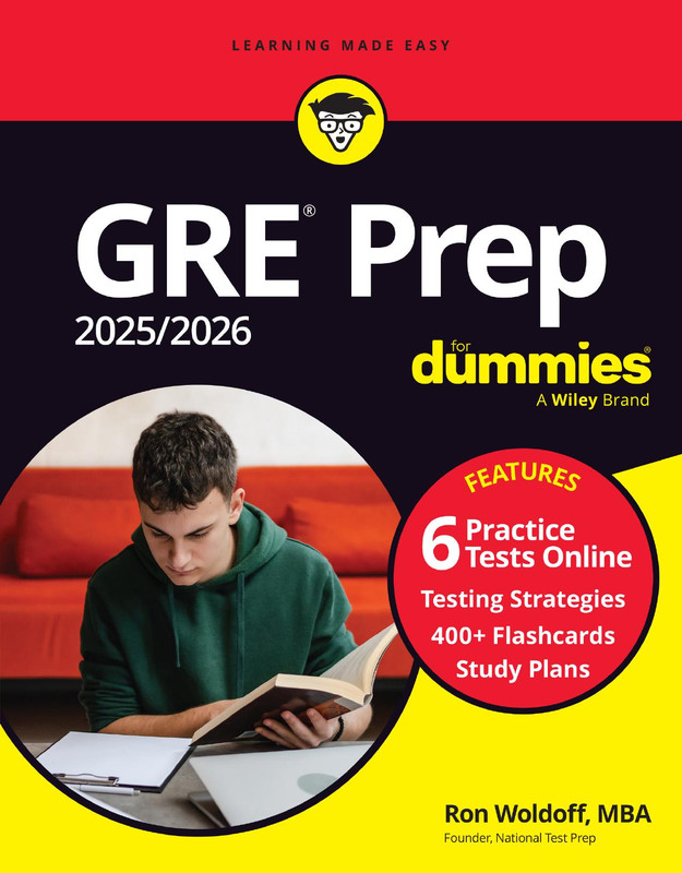 GRE Prep 2025/2026 For Dummies: Study Guide with Online Practice Tests