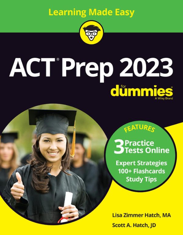 ACT Prep 2023 for Dummies: Study and Practice