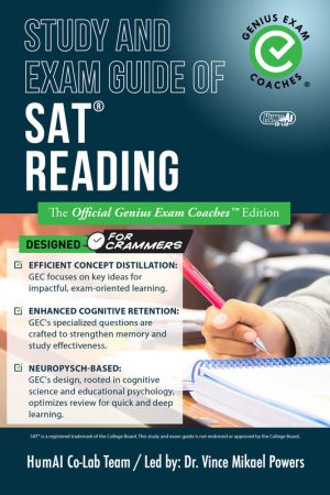 Study and Exam Guide for SAT Reading: Genius Edition