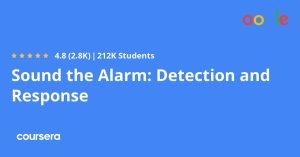 Sound the Alarm: Detection & Response (2025) - Coursera