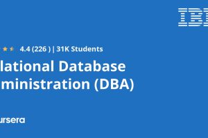 Relational Database Administration (DBA) (2025) - Coursera