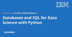 Databases & SQL for Data Science with Python (2025) - Coursera
