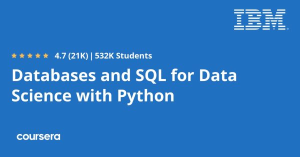 Databases & SQL for Data Science with Python (2025) - Coursera