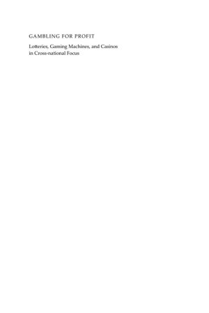 Gambling for Profit Historical Contingency & Jagged Growth-University of Toronto Press (2011)
