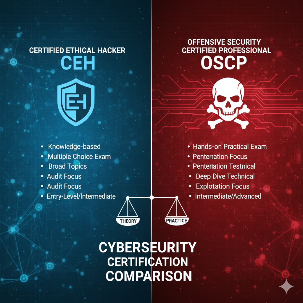 Which Is Better for Cybersecurity: CEH or OSCP?