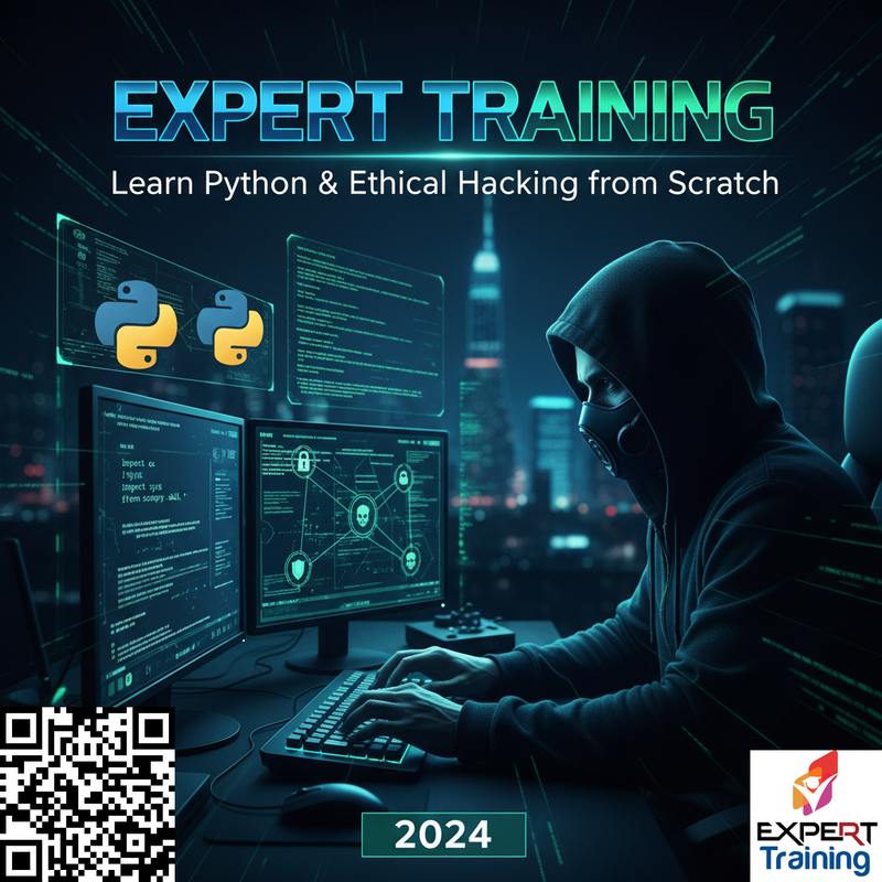 Learn Python & Ethical Hacking from Scratch (2024)