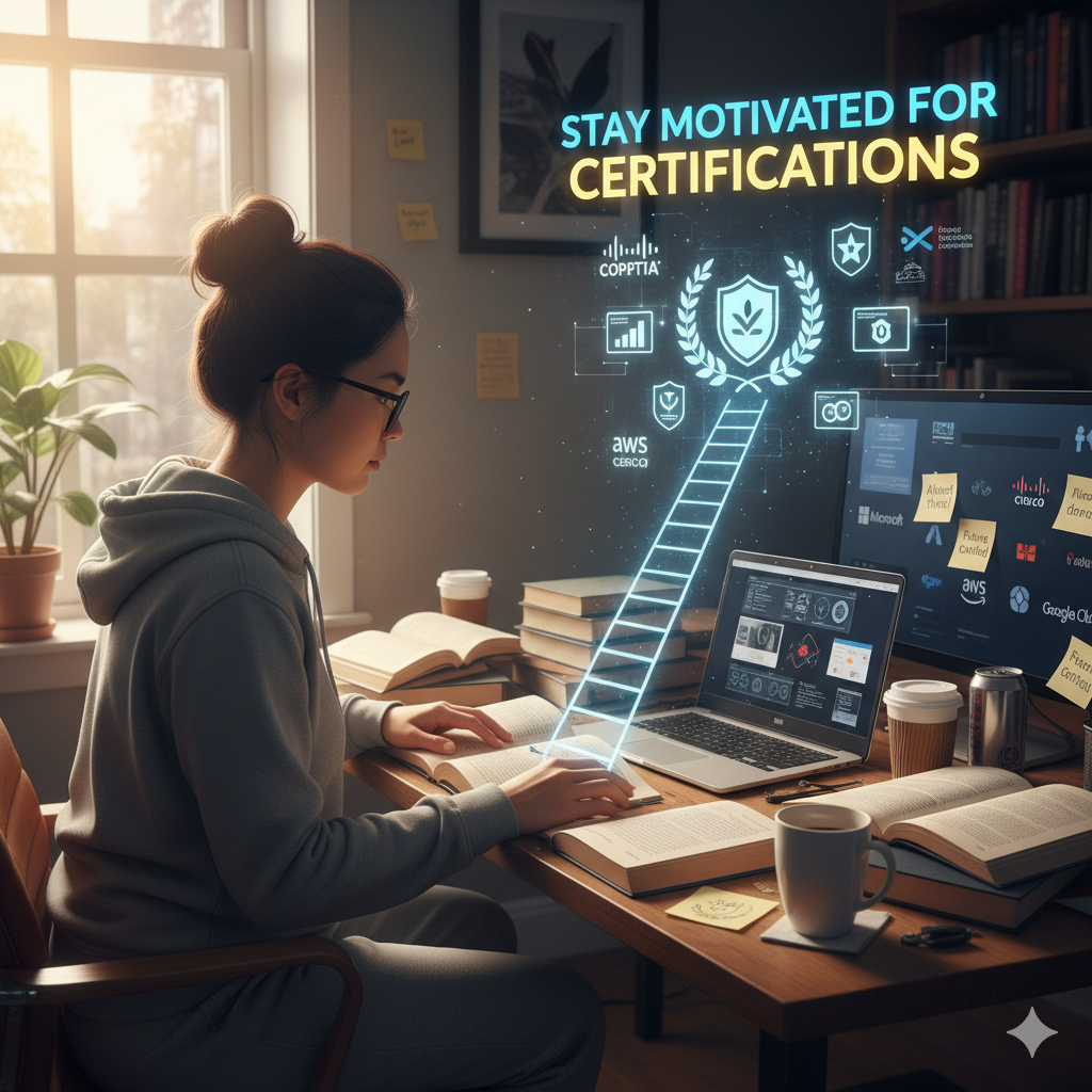 How Do You Stay Motivated While Studying for Certifications?