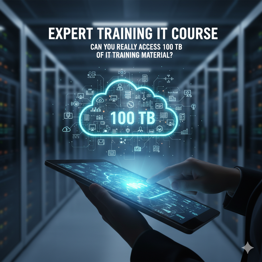 Can You Really Access 100 TB of IT Training Material?