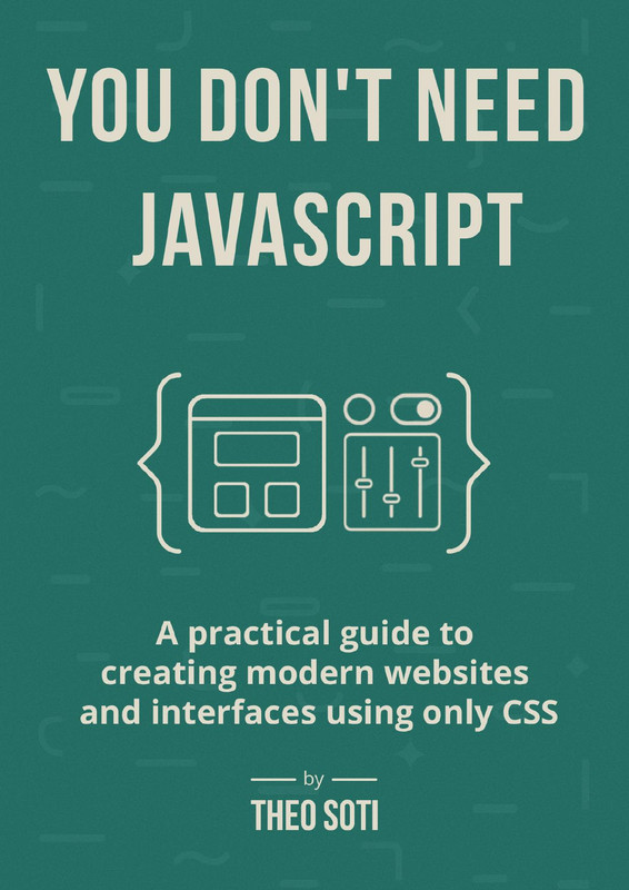 "You don't need JavaScript" ebook