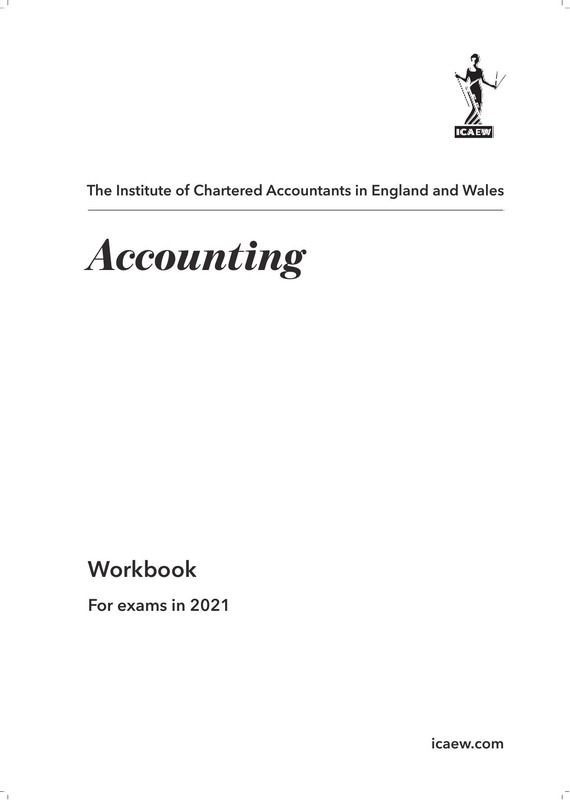 Accounting Workbook For exams in 2021 Guide Expert Training Mastery