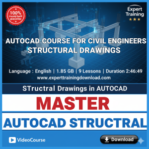Civil Engineering Structural AutoCAD Drawings Course 2025
