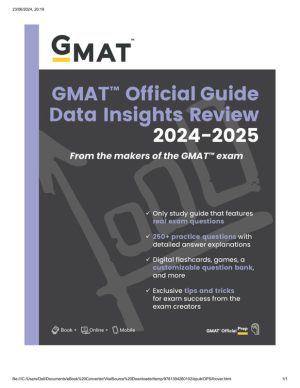 GMAT Official Guide Data Insights Review 2024 2025 GMAC Graduate
